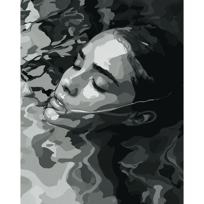Midnight Swim | Paint by Number- Paint by Numbers