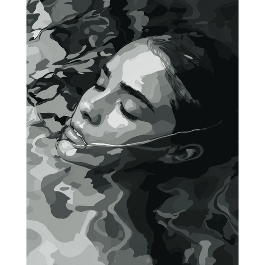Midnight Swim | Paint by Number- Paint by Numbers