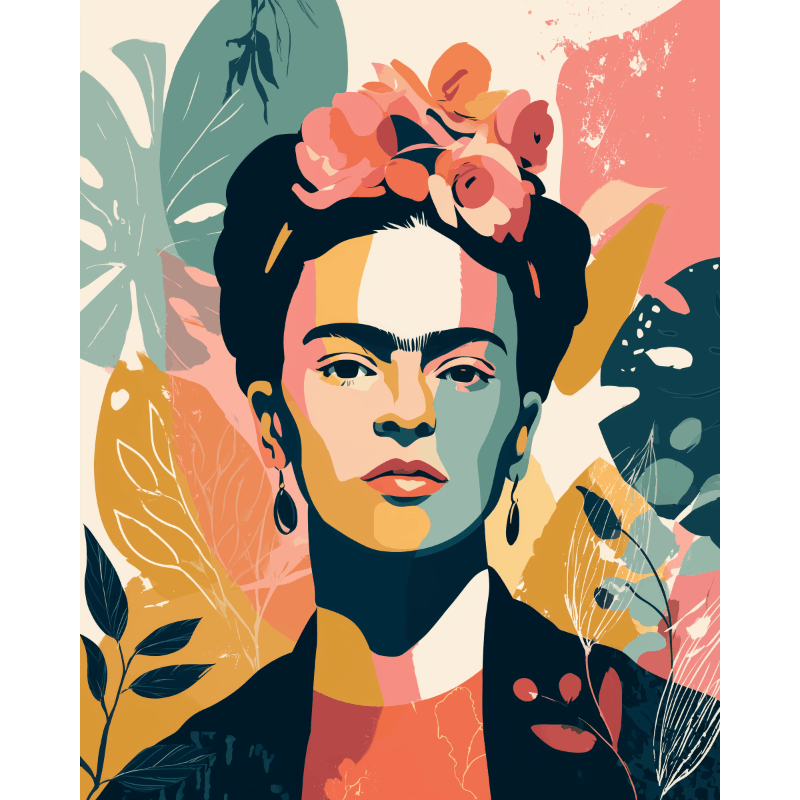 Blooming Icon | Paint by Number- Paint by Numbers