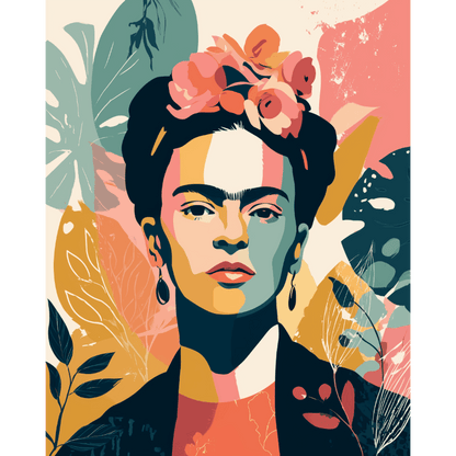 Blooming Icon | Paint by Number- Paint by Numbers