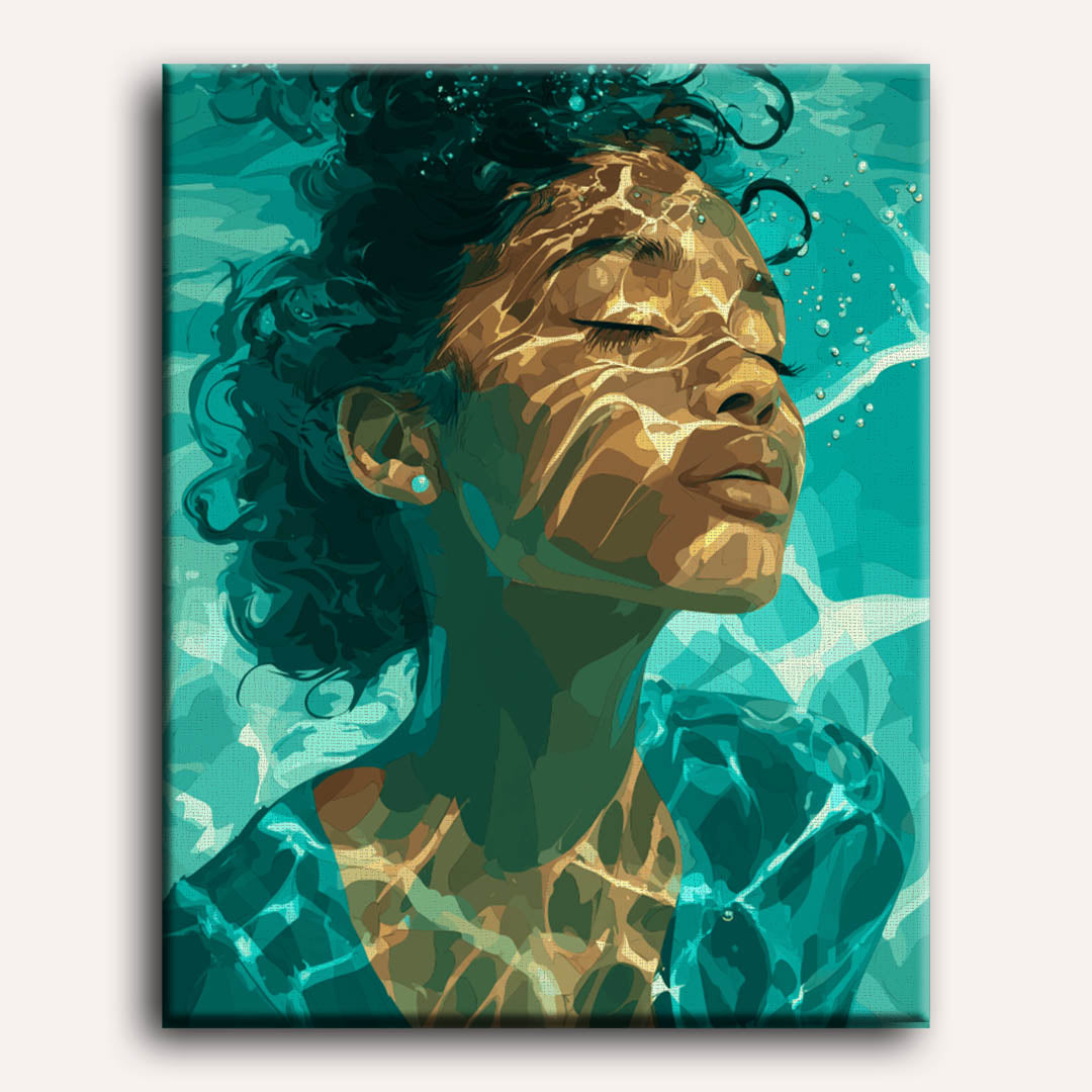 Aqua Glow | Paint by Number