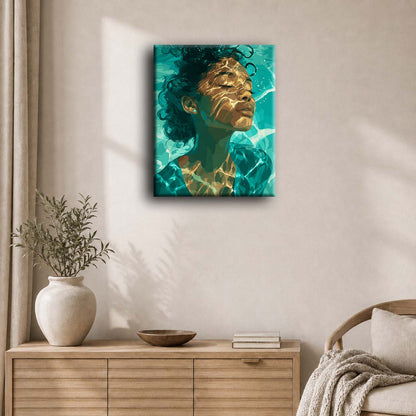 Aqua Glow | Paint by Number