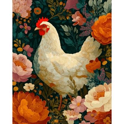 Wrapped in Bloom | Paint by Number- Paint by Numbers