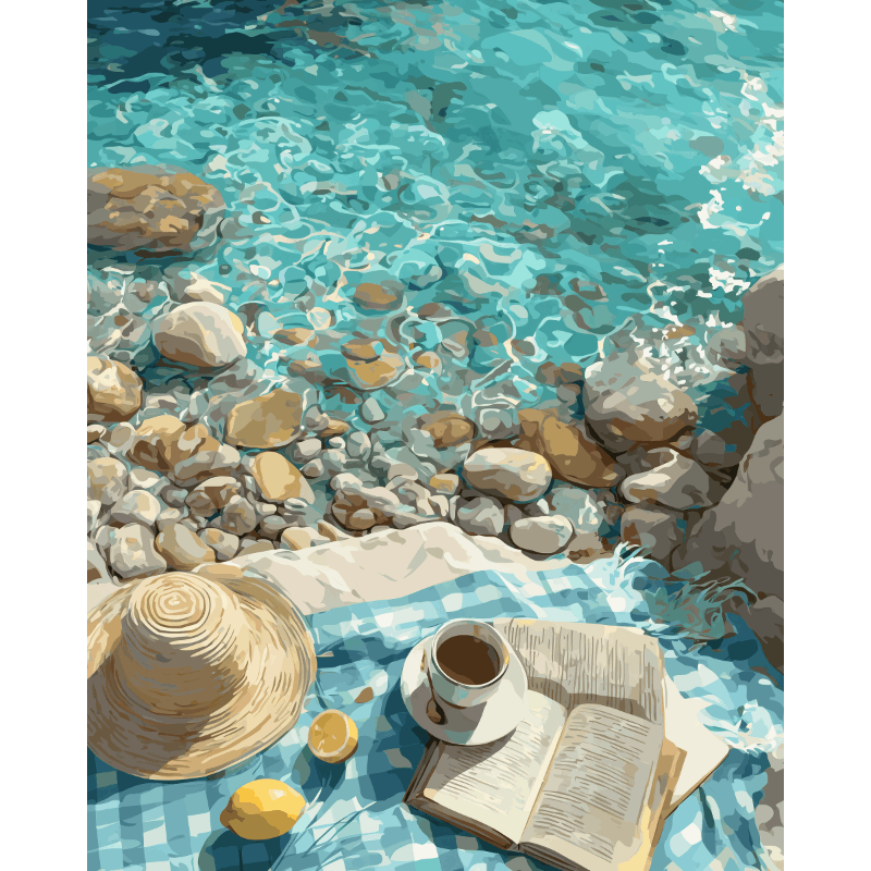 The Lemon Reader | Paint by Number- Paint by Numbers