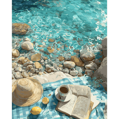 The Lemon Reader | Paint by Number- Paint by Numbers