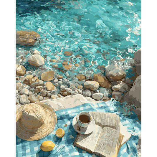 The Lemon Reader | Paint by Number- Paint by Numbers