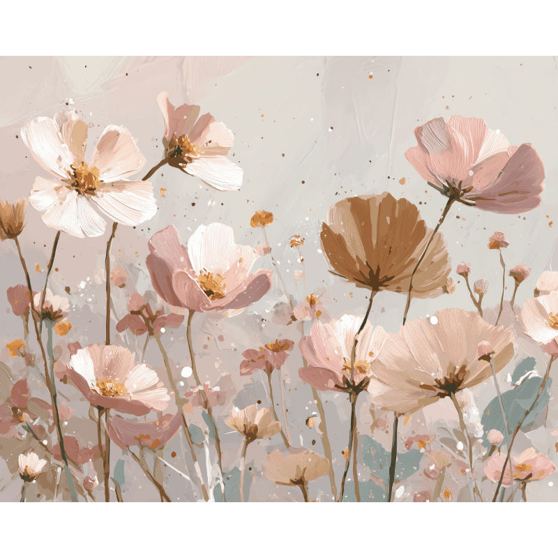 Tender Petals | Paint by Number- Paint by Numbers