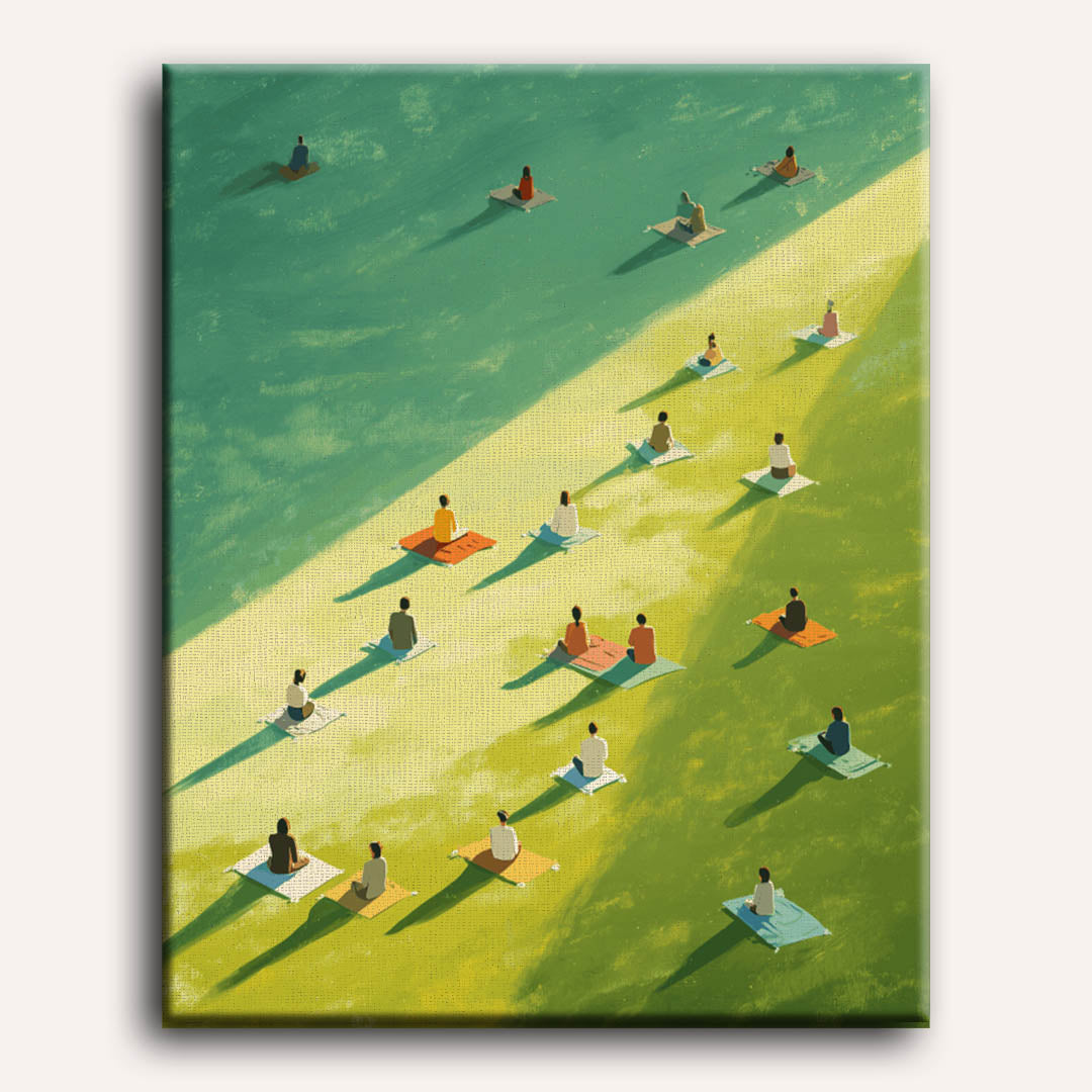 Field of People | Paint by Number