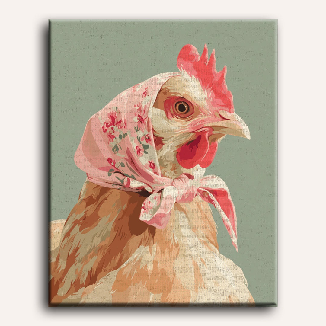Coquette Chicken | Paint by Number