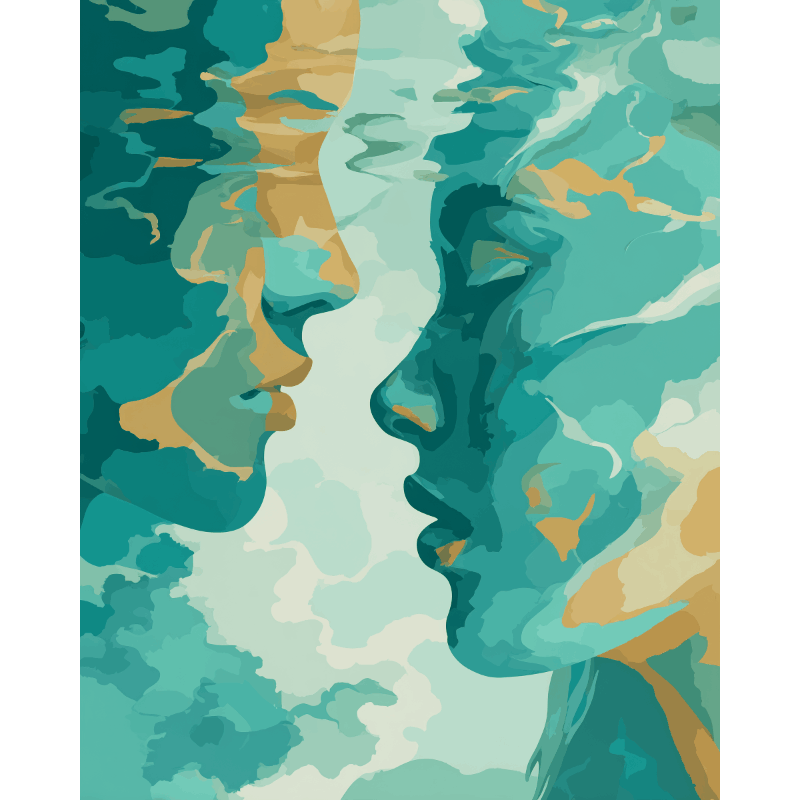 Liquid Lovers | Paint by Number- Paint by Numbers