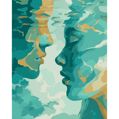 Liquid Lovers | Paint by Number- Paint by Numbers