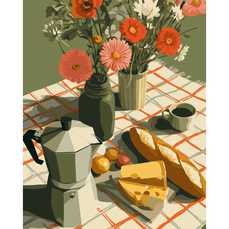 Picnic Time | Paint by Number- Paint by Numbers