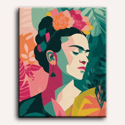Tropical Frida | Paint by Number