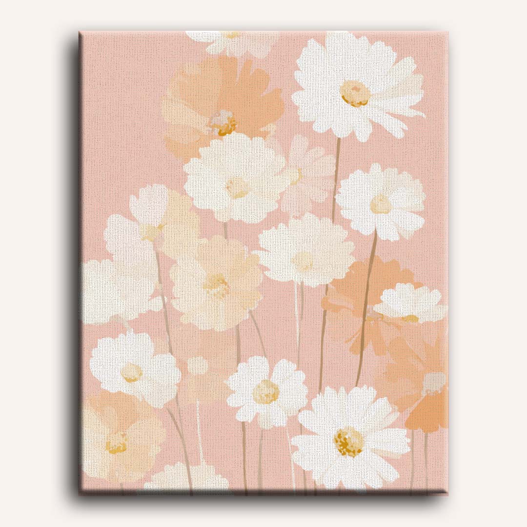 Pink Wallpaper | Paint by Number