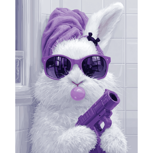 Bunny Boss | Paint by Number- Paint by Numbers