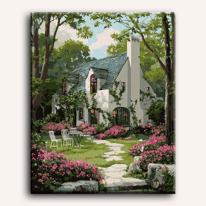 Cottage Garden | Paint by Number