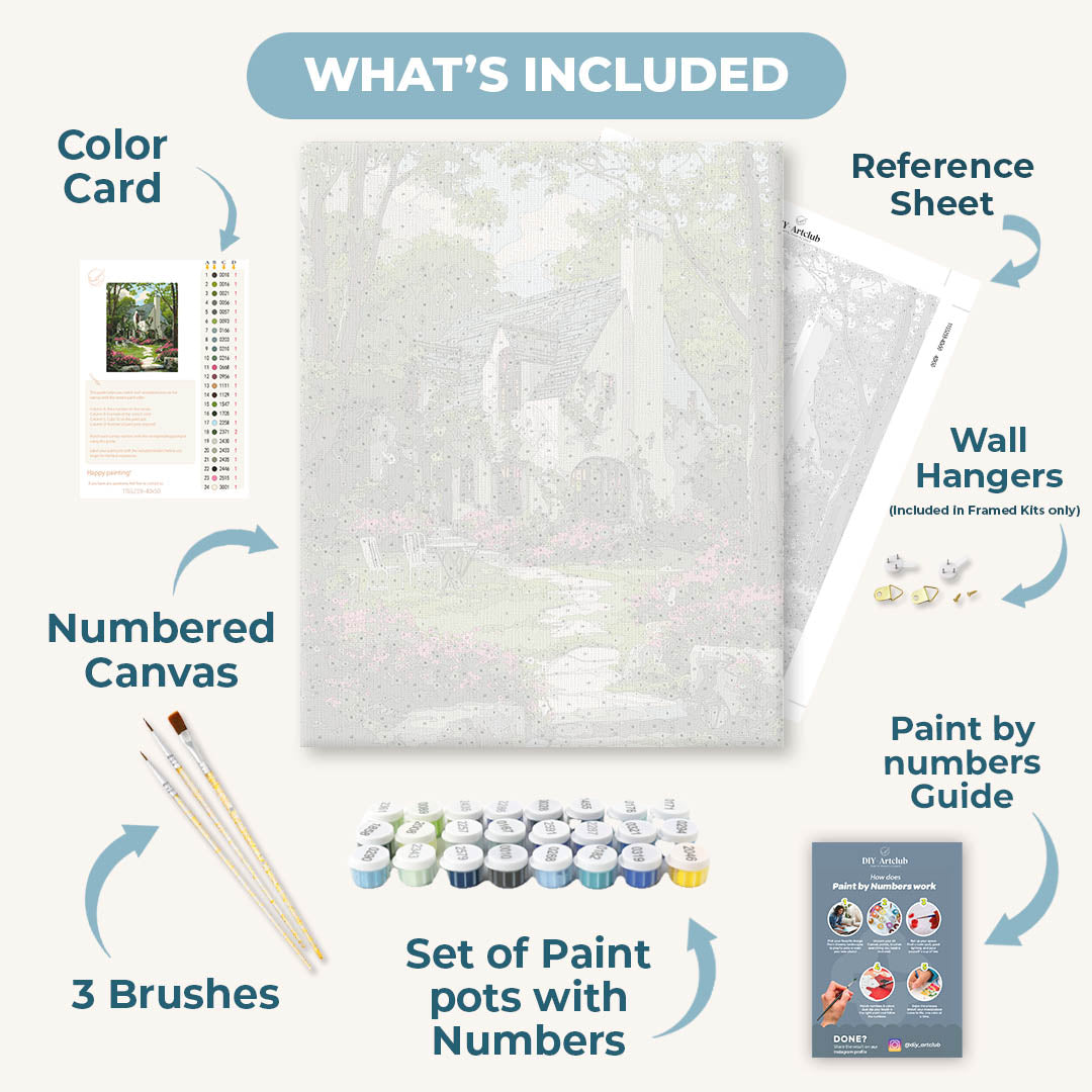 Cottage Garden | Paint by Number