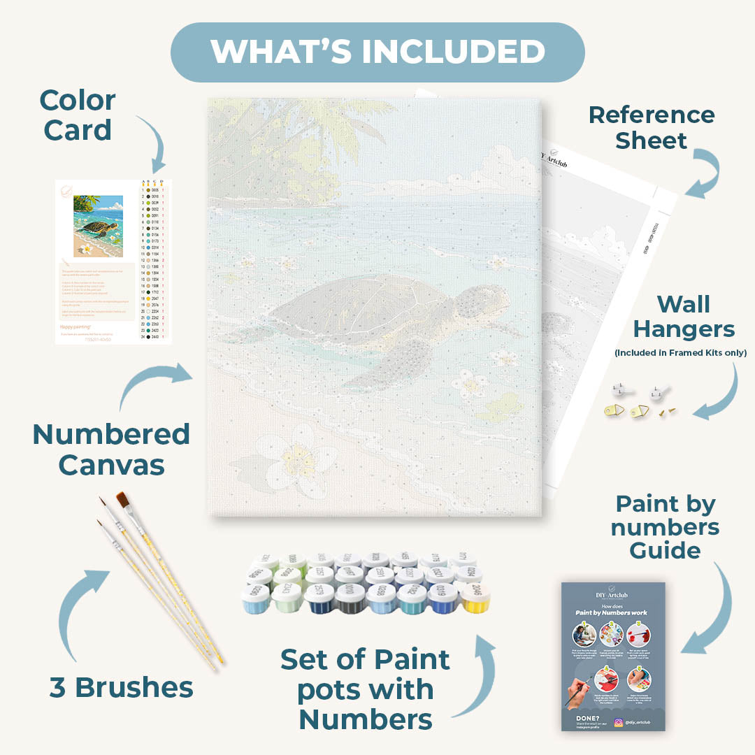 Turtle Bay | Paint by Number