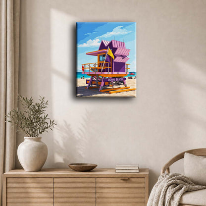 Miami Beach | Paint by Number