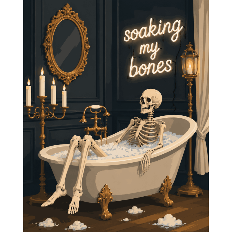 Soaking My Bones | Paint by Number- Paint by Numbers