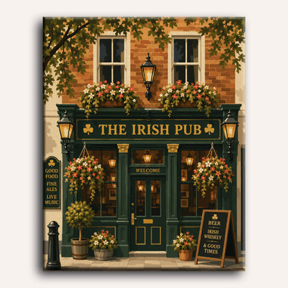 The Irish Pub | Paint by Number