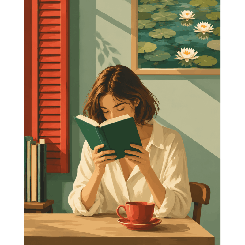 Cafe Readings | Paint by Number- Paint by Numbers