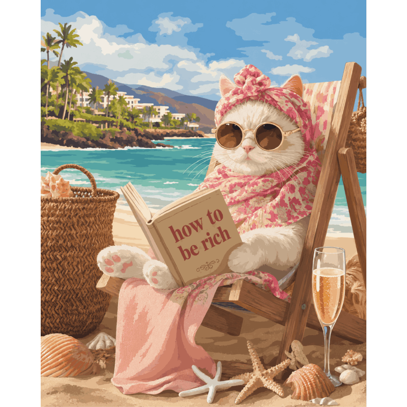 Fancy Cat | Paint by Number- Paint by Numbers