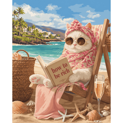 Fancy Cat | Paint by Number- Paint by Numbers
