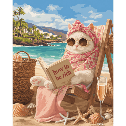 Fancy Cat | Paint by Number- Paint by Numbers