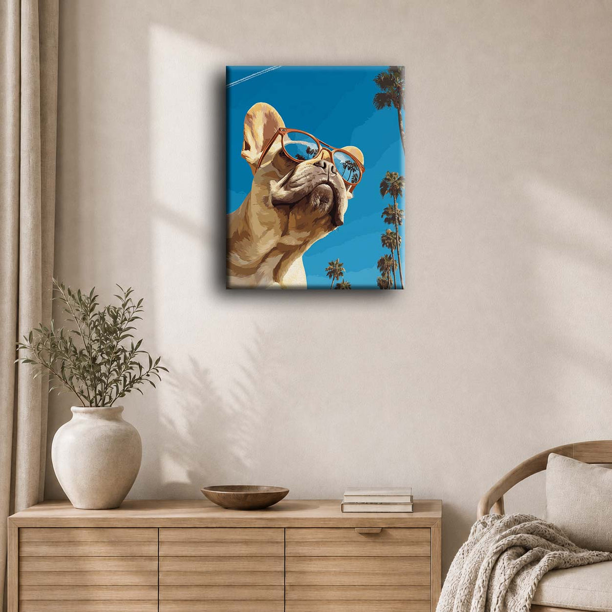 Fransk bulldog | Maleri etter tall