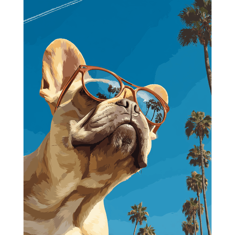 French Bulldog | Paint by Number- Paint by Numbers