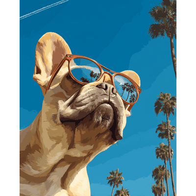 Bouledogue français | Peinture par numéros