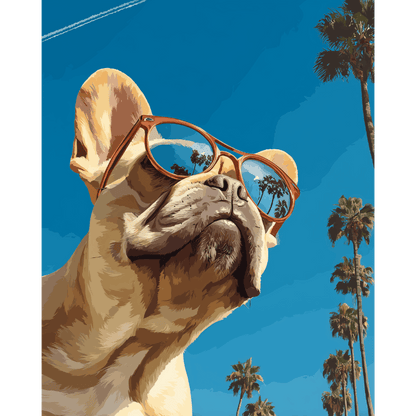 French Bulldog | Paint by Number- Paint by Numbers