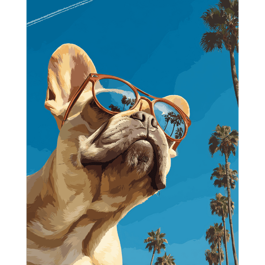 French Bulldog | Paint by Number- Paint by Numbers