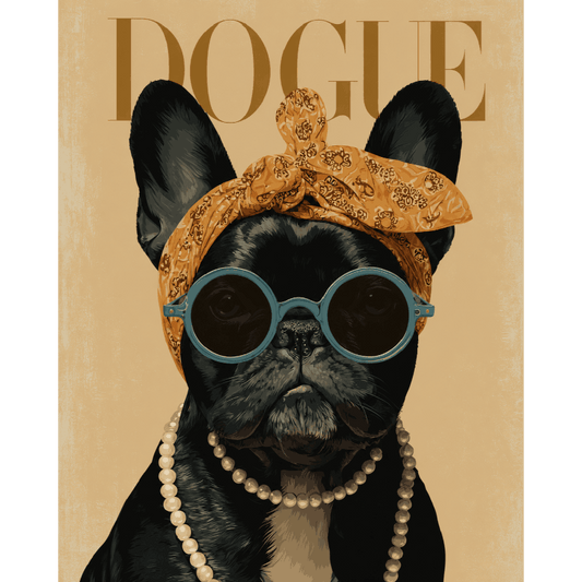 French Bulldogue | Paint by Number- Paint by Numbers