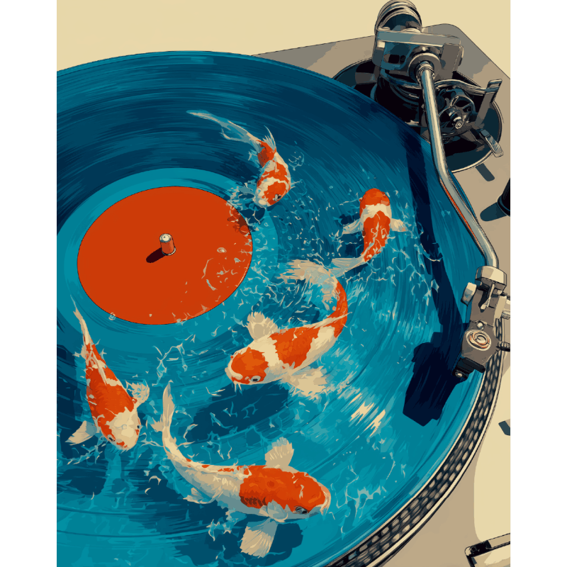 Koi Records | Paint by Number- Paint by Numbers
