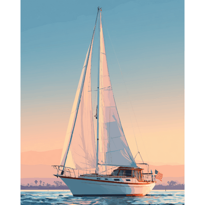 Sailing | Paint by Number- Paint by Numbers