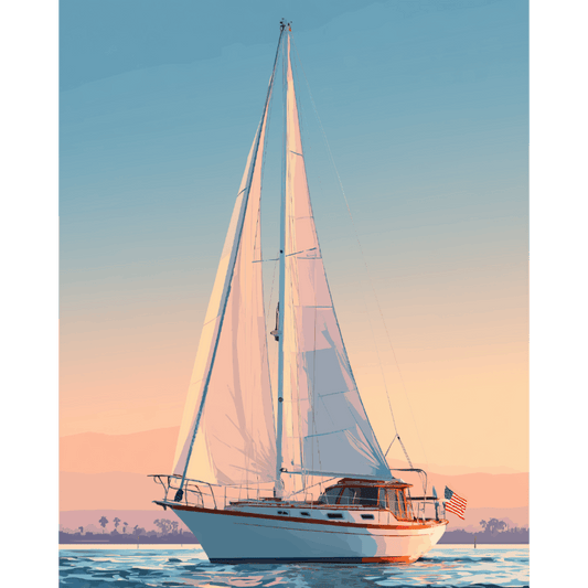 Sailing | Paint by Number- Paint by Numbers