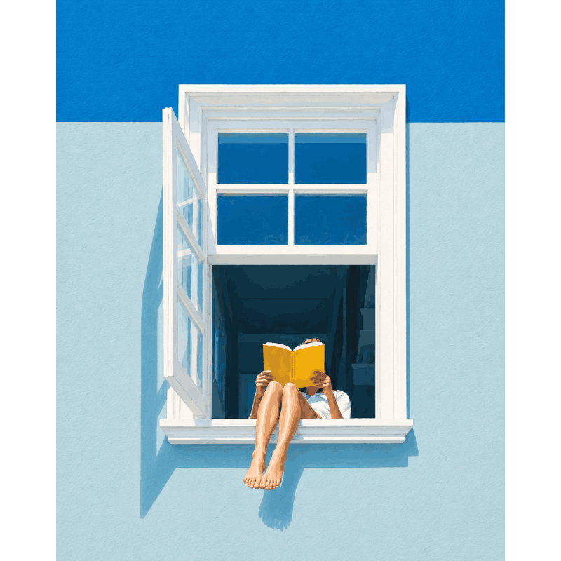 Window Readings | Paint by Number- Paint by Numbers