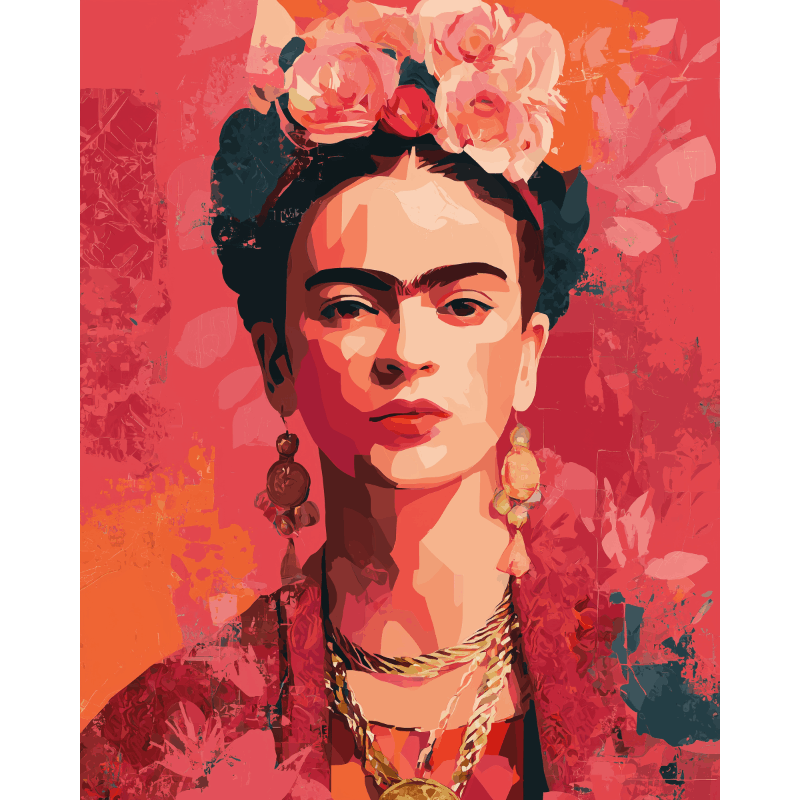 Floral Rebel | Paint by Number- Paint by Numbers