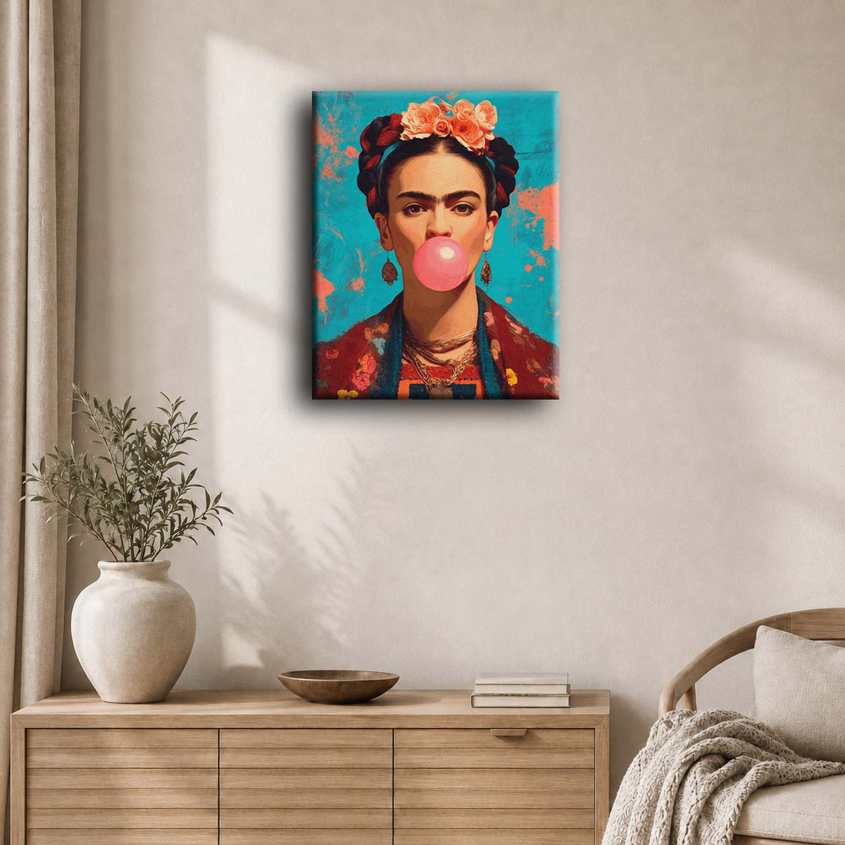 Bubblegum Frida | Paint by Number