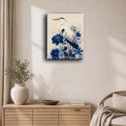 The Royal Heron | Paint by Number