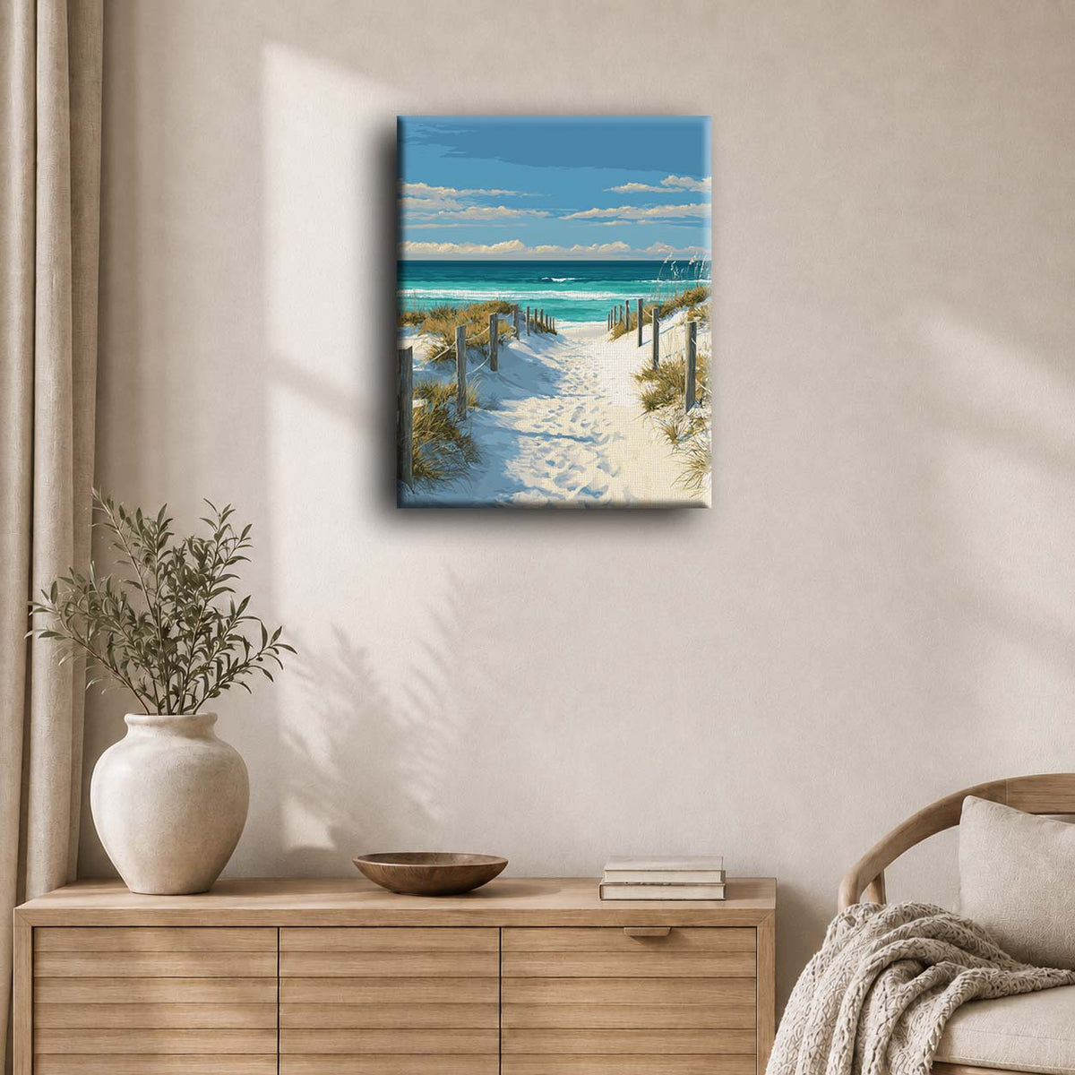 Beach Path | Paint by Number