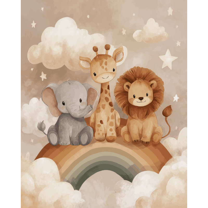 Rainbow Friends | Paint by Number- Paint by Numbers