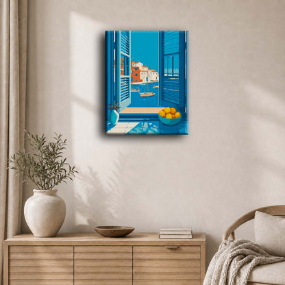 Azure Harbor | Paint by Number