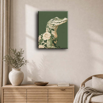One Fancy Gator | Paint by Number