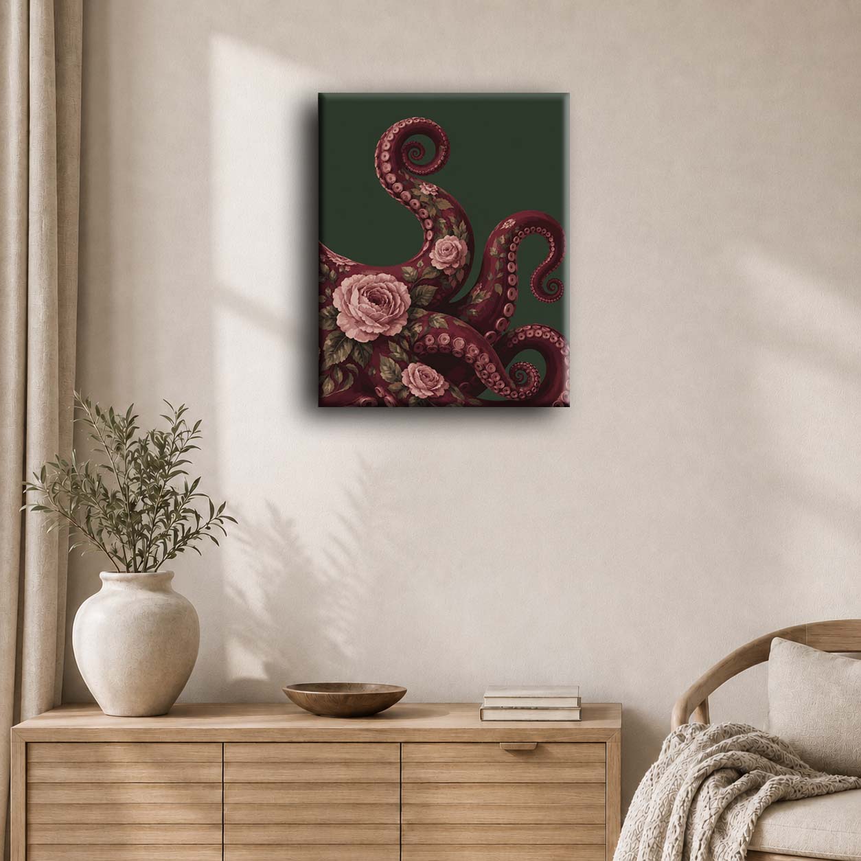 The Blooming Kraken | Paint by Number