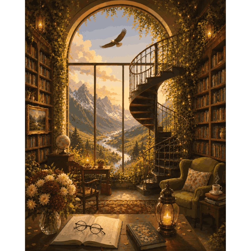 Whimsy Library | Paint by Number- Paint by Numbers