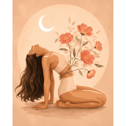Blooming Soul | Paint by Number- Paint by Numbers