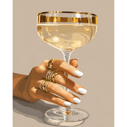 Fancy a Drink | Paint by Number- Paint by Numbers